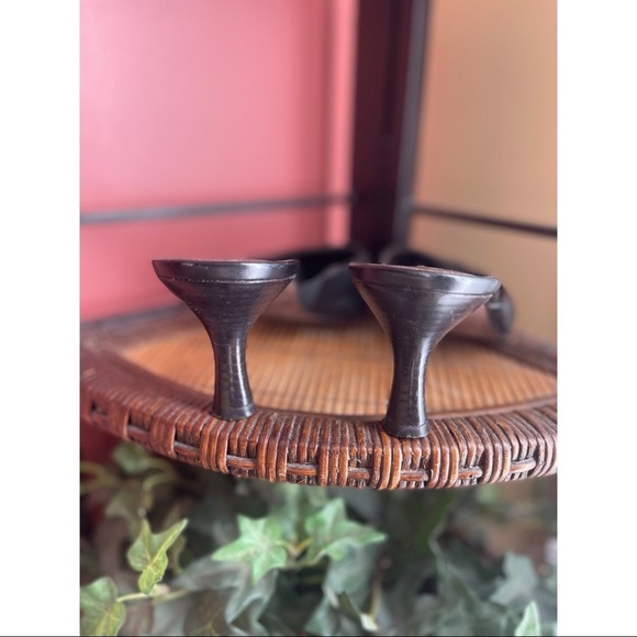 VINTAGE DONALD J.PLINER black mules sz9 - Picture 5 of 6